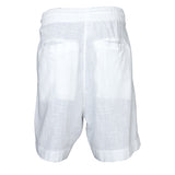 Tied Linen White Shorts