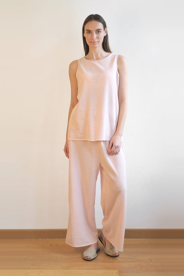 Sile Sleeveless Blush Top