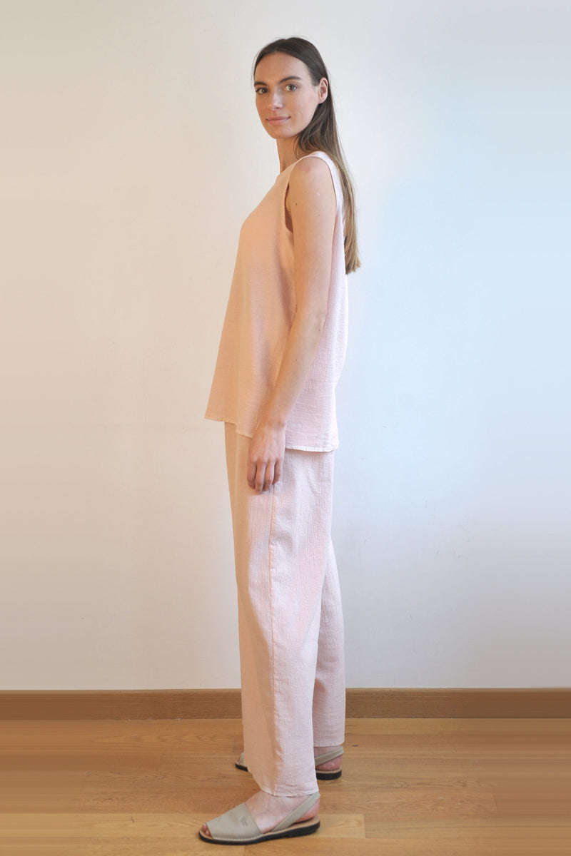 Sile Sleeveless Blush Top