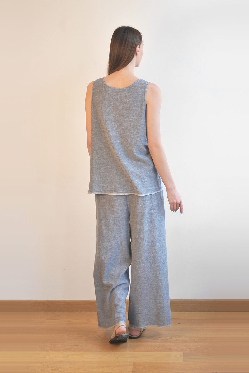 Sile Sleeveless Marine Top