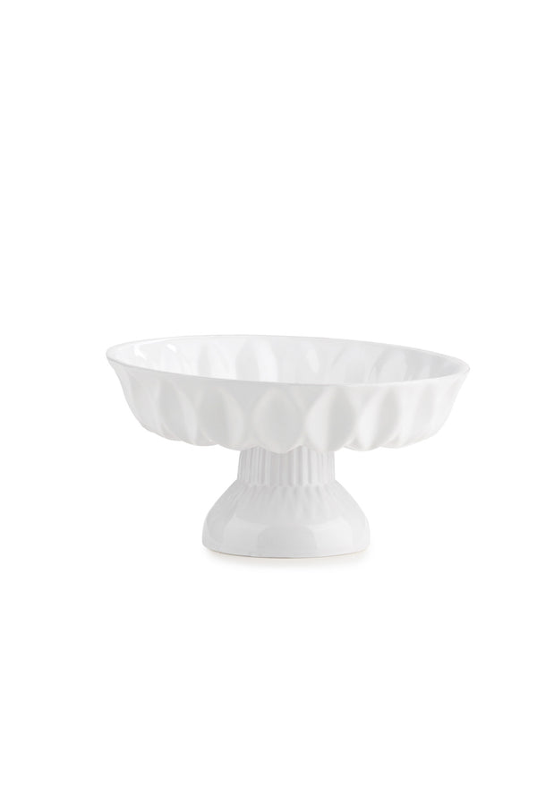 Magic Handmade Ceramic Footed Serving Bowl
