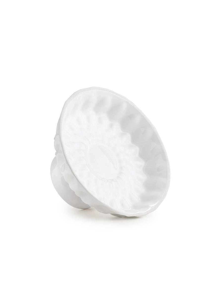 Magic Handmade Ceramic Footed Serving Bowl