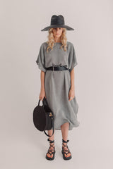 Sile Caftan Charcoal Dress