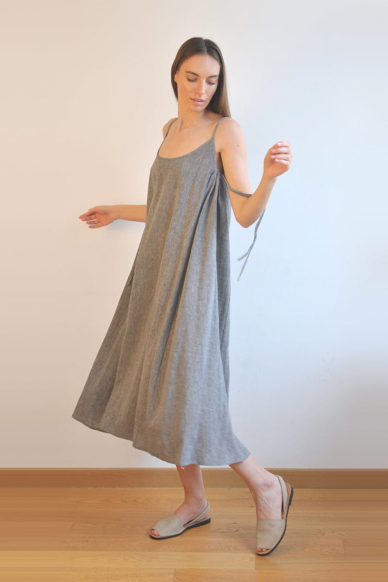 Sile Charcoal Sundress