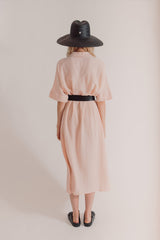 Sile Blush Shirt Dress