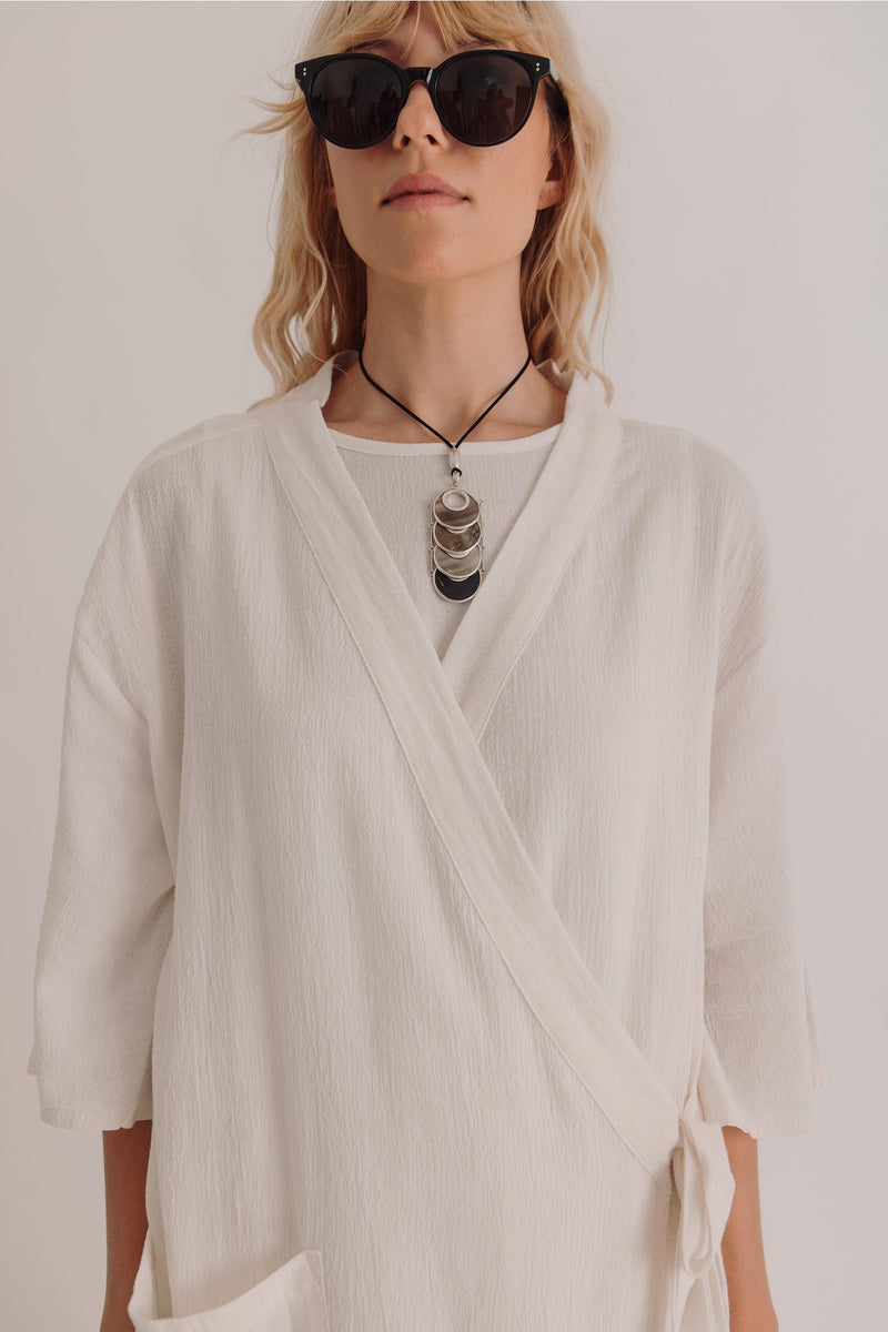 Sile Off-White Kimono