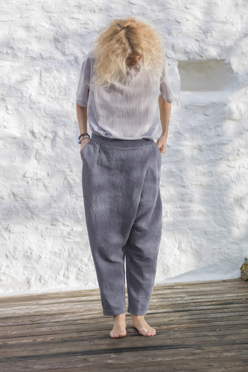 Sile Fold Over Marine Pant
