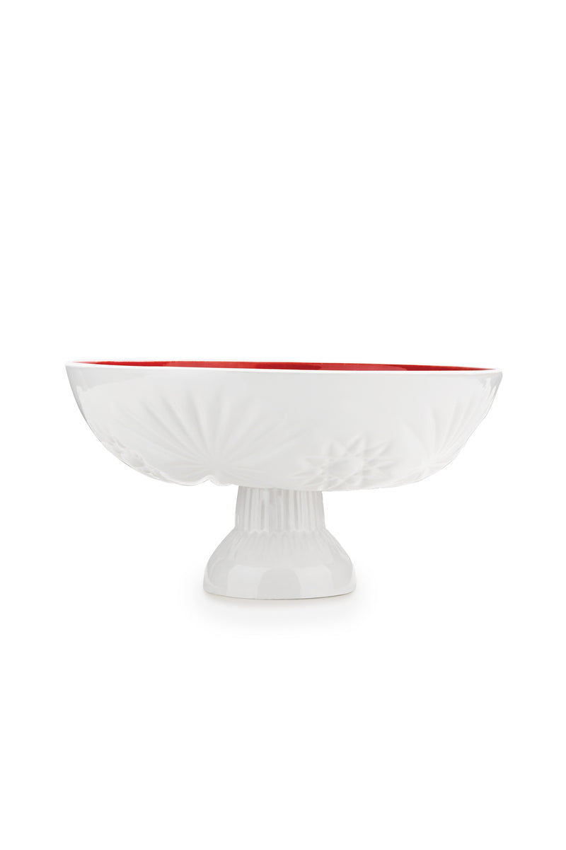 Hale Handmade Ceramic Footed Serving Bowl