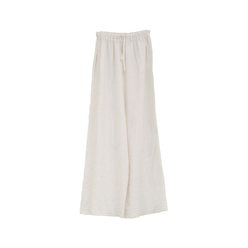 Sile Off-White Loose Pants