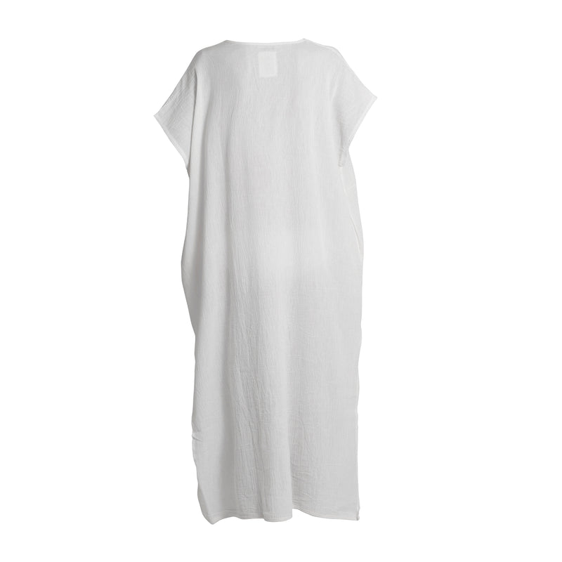 Sile Classic Off-White Caftan