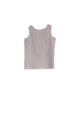 Sile Sleeveless Grey Top