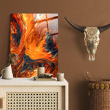 Sun Marble Glass Wall Art