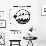 Merry Christmas Metal Wall Art